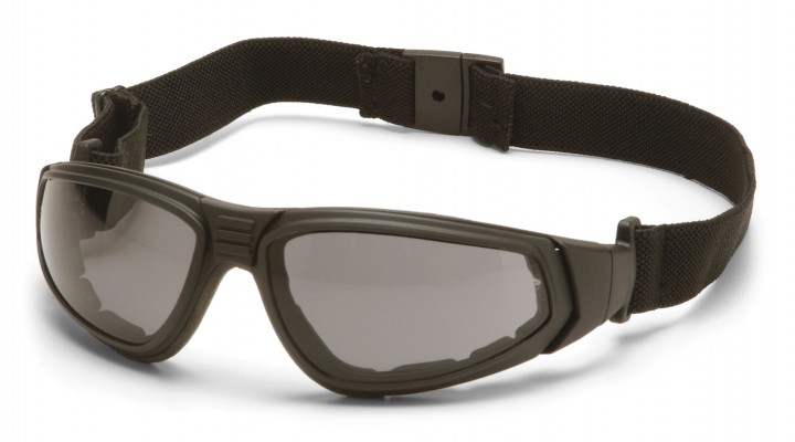 A Grey Color Protective Glasses With Strap