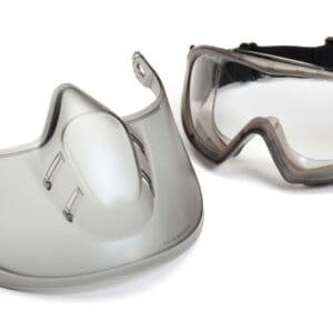 A Capstone Protective Shield With Glasses