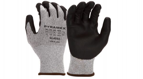 A White and Black Color Gloves Pair Copy