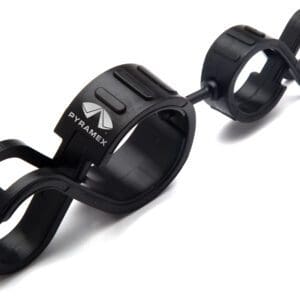 A Black Color Glove Clip on a White Background
