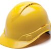 A Yellow Color Protective Cap for Workers