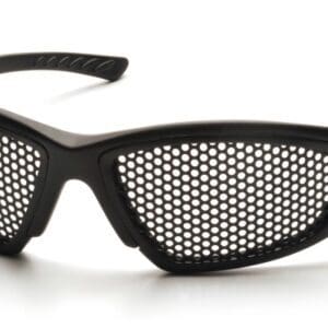 Black mesh pinhole glasses