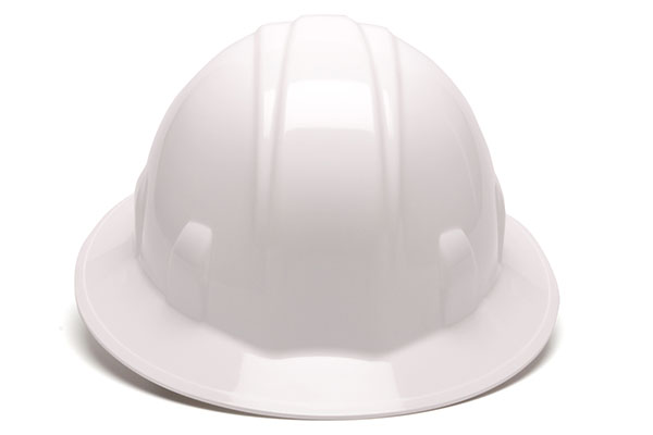 A White Color Helmet for Protection