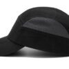 A Black and Grey Color Baseball Bump Cap Back Side
