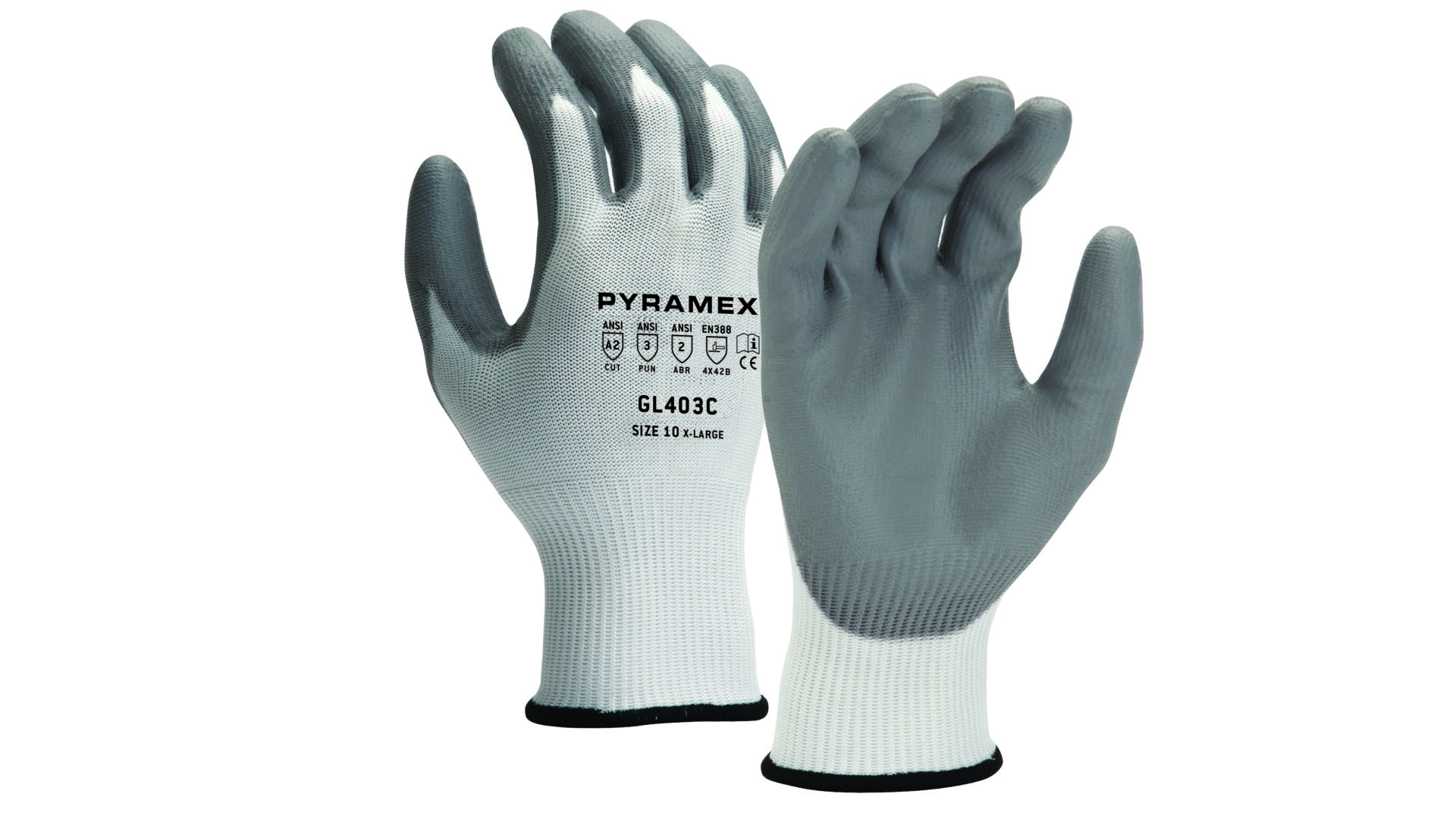 A White and Grey Color Gloves Pair Copy