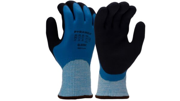 An Blue Shade and Black Color Gloves Pair Copy