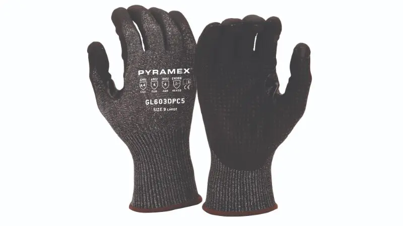 Charcoal Grey and Black Gloves