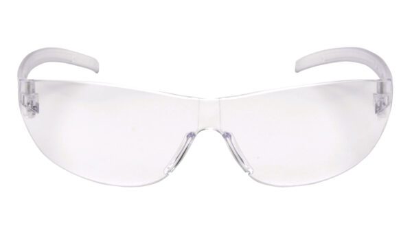 A Full Clear Plastic Protective Glasses Front