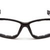 Protective Glasses With Black Frame Front View One