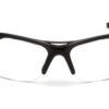 Black Color Half Frame for Protective Glasses Front View Copy